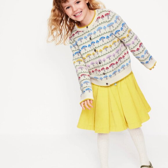 NWT Mini Boden Edie Fair Isle Cardigan - Picture 5 of 9